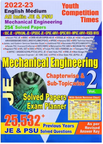 Mechanical JE Chapterwise & Sub-Topicwise Volume 2