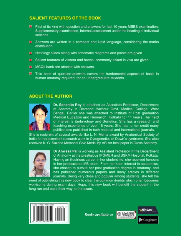 Quest: A Competency Based Questions and Answers to UG: Anatomy (2nd Edition) – Sanchita Roy & Anwesa Pal | Academic Publishers - Image 2 by Academic Publishers