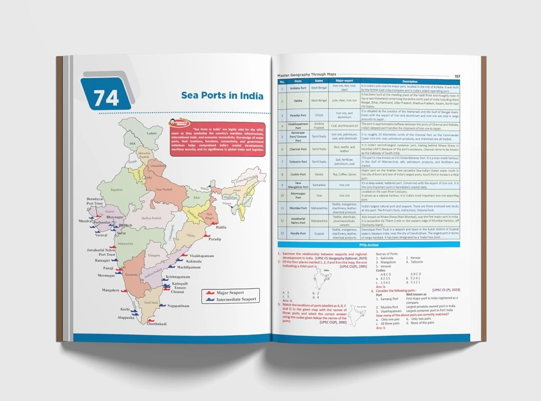 Master Geography Through Maps - 2nd Edition - For UPSC & State PSC - Prelims & Mains | Disha Publication - Image 4 by Disha Publication